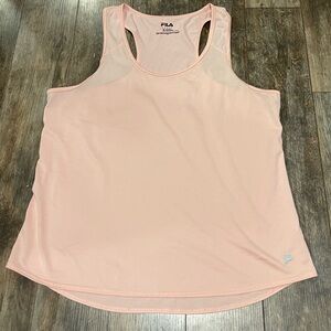 Fila Women's Light Pink Racerback Tank Top